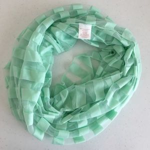 2/$10 mint green infinity scarf